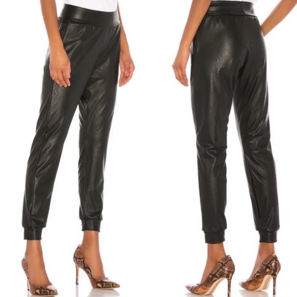 NWOT Commando faux leather joggers SZ M